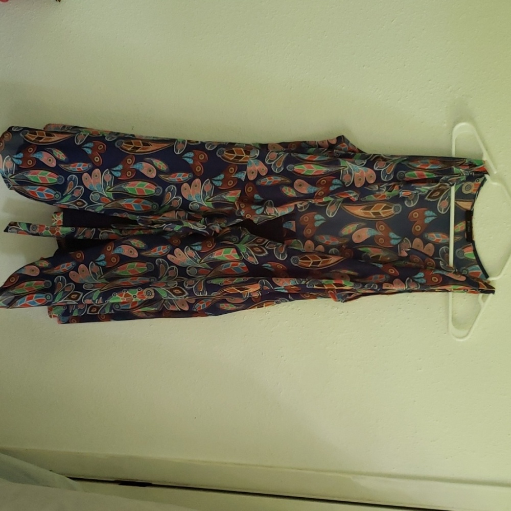 Peacock inspired dress